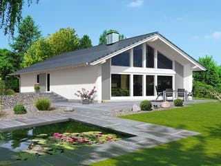 Fertighaus Revas von Fingerhut Haus Schlüsselfertig ab 566514€, Satteldach-Klassiker Außenansicht 1