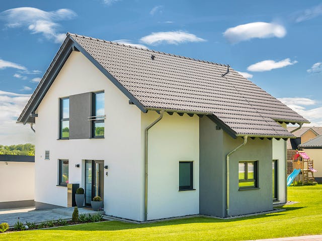 Fertighaus Seko von Fingerhut Haus Schlüsselfertig ab 420709€, Satteldach-Klassiker Außenansicht 1