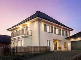 Fertighaus Suro von Fingerhut Haus Schlüsselfertig ab 605649€, Stadtvilla Außenansicht 8