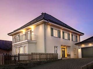 Fertighaus Suro von Fingerhut Haus Schlüsselfertig ab 605649€, Stadtvilla Außenansicht 8