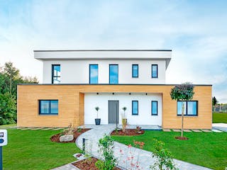 Fertighaus Vilago - MH Neunkhausen von Fingerhut Haus Schlüsselfertig ab 634664€, Cubushaus Außenansicht 1
