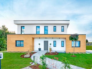Fertighaus Vilago - MH Neunkhausen von Fingerhut Haus Schlüsselfertig ab 634664€, Cubushaus Außenansicht 6
