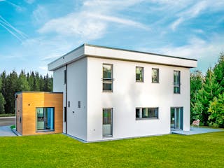 Fertighaus Vilago - MH Neunkhausen von Fingerhut Haus Schlüsselfertig ab 634664€, Cubushaus Außenansicht 3