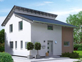 Fertighaus Florenz von Fingerhut Haus Schlüsselfertig ab 398785€, Pultdachhaus Außenansicht 1