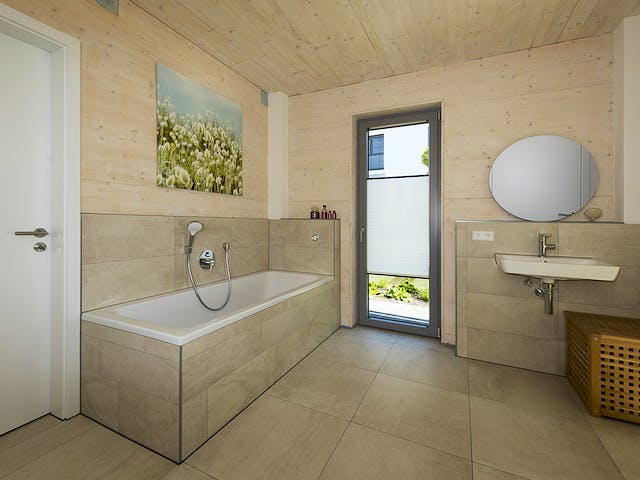 Fertighaus F150 - Kega von Fluck Holzbau Schlüsselfertig ab 400000€, Satteldach-Klassiker Innenansicht 5