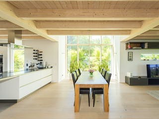 Fertighaus F160 - Faber von Fluck Holzbau Schlüsselfertig ab 480000€, Satteldach-Klassiker Innenansicht 4
