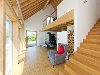 Fertighaus F174 - Kutter von Fluck Holzbau Schlüsselfertig ab 455000€, Satteldach-Klassiker Innenansicht 1