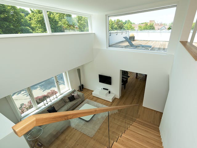 Fertighaus F280 - Mellert von Fluck Holzbau Schlüsselfertig ab 850000€, Blockhaus Innenansicht 3