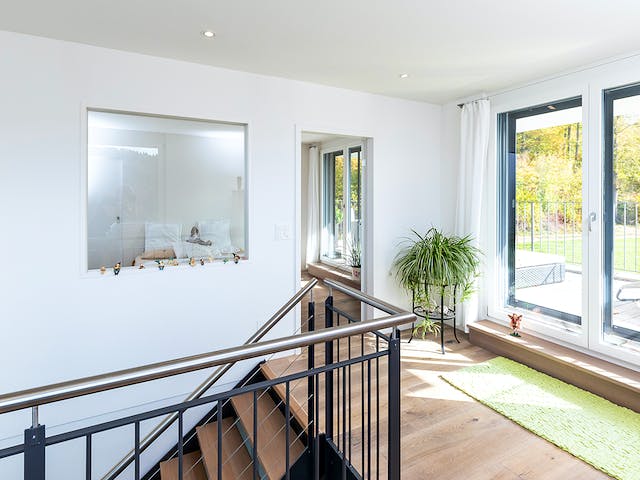Fertighaus F310 - Jenke von Fluck Holzbau Schlüsselfertig ab 920000€, Cubushaus Innenansicht 3