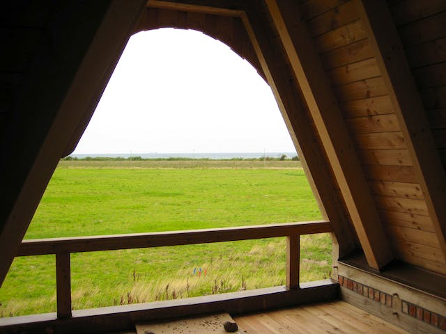 Fertighaus Ostsee von Fuhrberger Zimmerei Betriebsges. mbH, Fachwerk Außenansicht 6