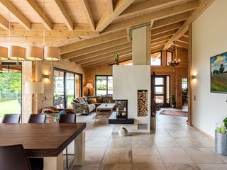 Blockhaus Am Oberrhein von Fullwood Wohnblockhaus Ausbauhaus ab 340000€, Bungalow Innenansicht 4