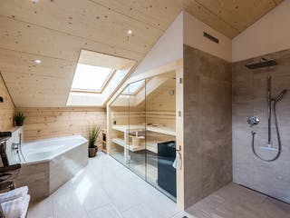 Blockhaus Entlebuch von Fullwood Wohnblockhaus Ausbauhaus ab 410000€, Blockhaus Innenansicht 15