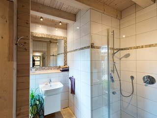 Blockhaus Felsblick von Fullwood Wohnblockhaus Ausbauhaus ab 430000€, Blockhaus Innenansicht 12