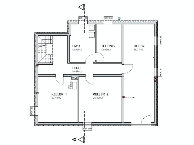 Blockhaus Heidelberg von Fullwood Wohnblockhaus Ausbauhaus ab 390000€, Blockhaus Grundriss 3