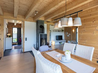 Blockhaus Köterbergblick von Fullwood Wohnblockhaus Bausatzhaus ab 250000€, Blockhaus Innenansicht 5