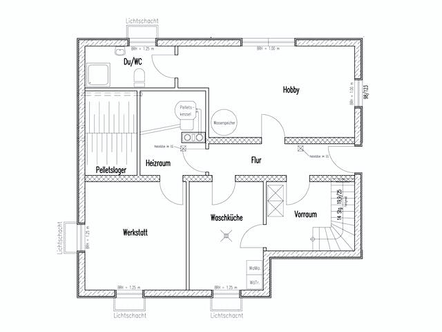 Blockhaus Mittelfranken von Fullwood Wohnblockhaus Ausbauhaus ab 200000€, Blockhaus Grundriss 3