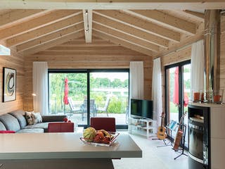 Blockhaus Seeblick von Fullwood Wohnblockhaus Ausbauhaus ab 390000€, Bungalow Innenansicht 2