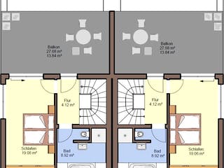 Fertighaus Gemello FD 280 von Büdenbender Hausbau, Cubushaus Grundriss 3