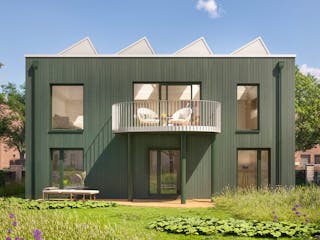 Fertighaus The Urban House von Haas Fertigbau, Cubushaus Außenansicht 1