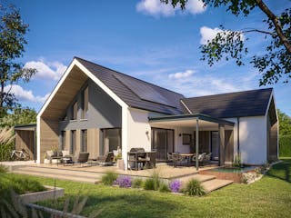 Fertighaus Haas Vivo 103 von Haas Fertigbau, Bungalow Außenansicht 1