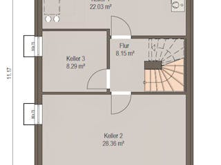 Fertighaus Haas D 128 B von Haas Fertigbau - Mehrfamilienhäuser Schlüsselfertig ab 402000€, Satteldach-Klassiker Grundriss 4