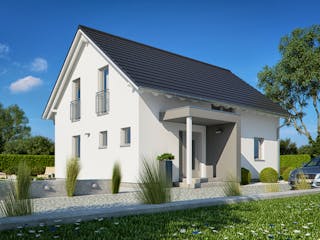 Fertighaus Haas S 140 A von Haas Fertigbau Ausbauhaus ab 224000€, Satteldach-Klassiker Außenansicht 2