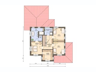 Fertighaus Haas MH Poing 187 von Haas Fertigbau Ausbauhaus ab 395000€, Stadtvilla Grundriss 2
