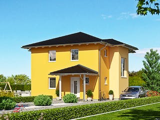 Fertighaus Haas S 122 A von Haas Fertigbau Ausbauhaus ab 199000€, Stadtvilla Außenansicht 1