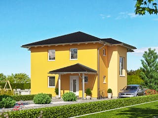 Fertighaus Haas S 122 A von Haas Fertigbau Ausbauhaus ab 211000€, Stadtvilla Außenansicht 1