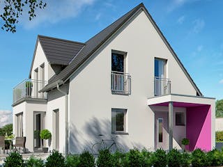 Fertighaus Haas S 130 C von Haas Fertigbau Ausbauhaus ab 202000€, Satteldach-Klassiker Außenansicht 2