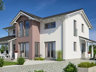 Fertighaus Haas S 154 C von Haas Fertigbau Ausbauhaus ab 246000€, Satteldach-Klassiker Außenansicht 2