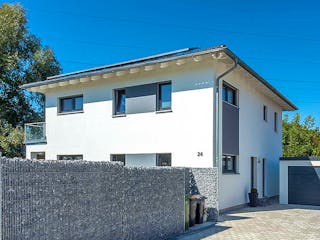 Fertighaus Haas S 165 B von Haas Fertigbau Ausbauhaus ab 259000€, Stadtvilla Außenansicht 2
