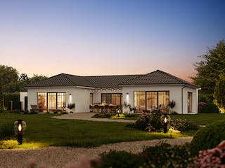 Fertighaus Bungalow 123 von Hanse Haus, Bungalow Außenansicht 1