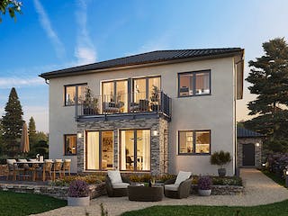 Fertighaus Duo 203 von Hanse Haus Schlüsselfertig ab 577858€, Stadtvilla Außenansicht 1