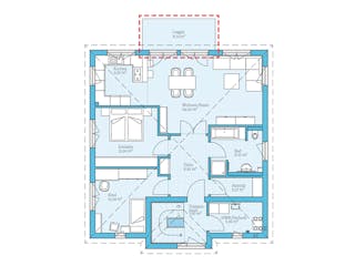 Fertighaus Duo 203 von Hanse Haus Schlüsselfertig ab 577858€, Stadtvilla Grundriss 2