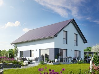 Fertighaus Variant 35-152 von Hanse Haus Schlüsselfertig ab 397471€, Satteldach-Klassiker Außenansicht 1