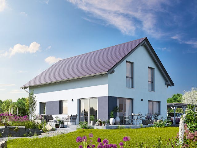 Fertighaus Variant 35-152 von Hanse Haus Schlüsselfertig ab 411084€, Satteldach-Klassiker Außenansicht 1 Fertighaus Variant 35-152 von Hanse Haus Schlüsselfertig ab 411084€, Satteldach-Klassiker Außenansicht 1