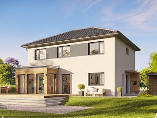 Fertighaus Villa 142 von Hanse Haus Schlüsselfertig ab 414166€, Stadtvilla Außenansicht 1