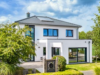 Fertighaus Villa 165 von Hanse Haus Schlüsselfertig ab 436734€, Stadtvilla Außenansicht 1
