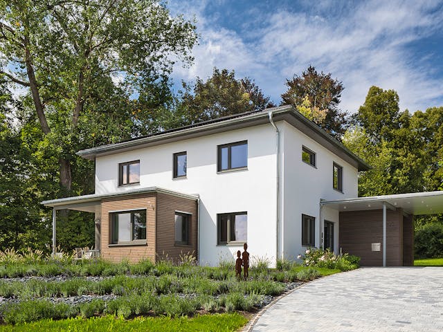 Fertighaus Villa 177 von Hanse Haus Schlüsselfertig ab 463921€, Stadtvilla Außenansicht 1 Fertighaus Villa 177 von Hanse Haus Schlüsselfertig ab 463921€, Stadtvilla Außenansicht 1