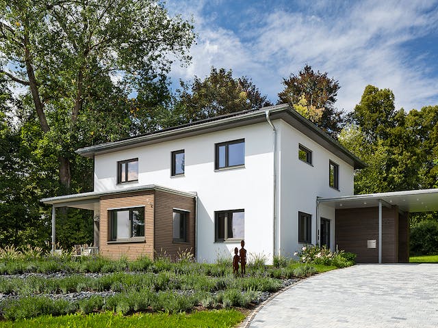 Fertighaus Villa 177 von Hanse Haus Schlüsselfertig ab 450051€, Stadtvilla Außenansicht 1