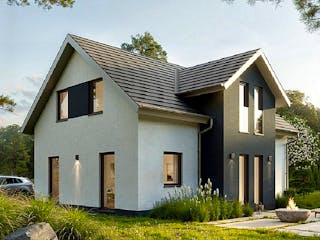 Massivhaus Classic 120.1 von Haus Der Handwerker, Satteldach-Klassiker Außenansicht 1
