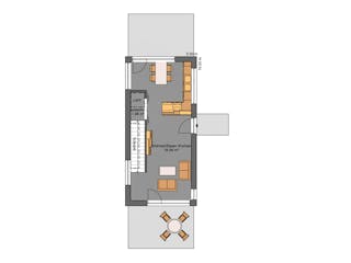 Massivhaus Lifestyle 73.1 Aktion SystemHAUS von Haus der Handwerker Schlüsselfertig ab 239160€, Cubushaus Grundriss 1