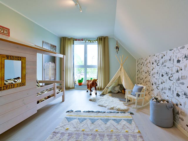 Massivhaus Brüssel von HELMA MASSIVHAUS Schlüsselfertig ab 422700€, Pultdachhaus Innenansicht 4