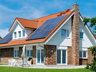 Fertighaus Helsinki von Danhaus Deutschland Schlüsselfertig ab 486718€, Satteldach-Klassiker Außenansicht 1