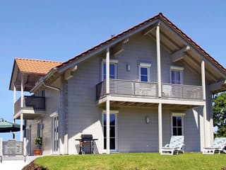 Blockhaus B167 von Frammelsberger R. Ingenieur-Holzbau, Blockhaus Außenansicht 4