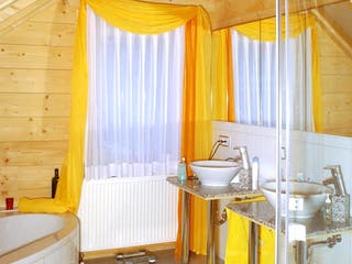 Blockhaus B178 Witte von Frammelsberger R. Ingenieur-Holzbau, Blockhaus Innenansicht 3