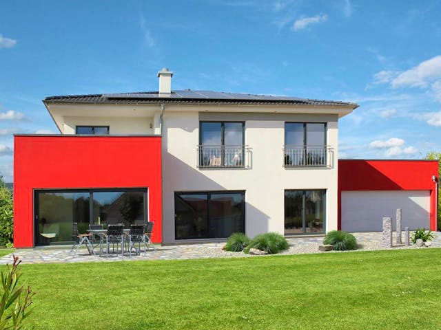 Fertighaus Homestory 175 von LEHNER HAUS Schlüsselfertig ab 548340€, Stadtvilla Außenansicht 1 Fertighaus Homestory 175 von LEHNER HAUS Schlüsselfertig ab 548340€, Stadtvilla Außenansicht 1