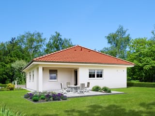 Fertighaus Homestory 221 von Lehner Haus Schlüsselfertig ab 240500€, Bungalow Außenansicht 1