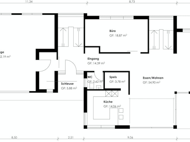 Fertighaus Homestory 308 von Lehner Haus Schlüsselfertig ab 538720€, Fachwerk Grundriss 2